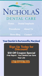 Mobile Screenshot of dental-maryland.com